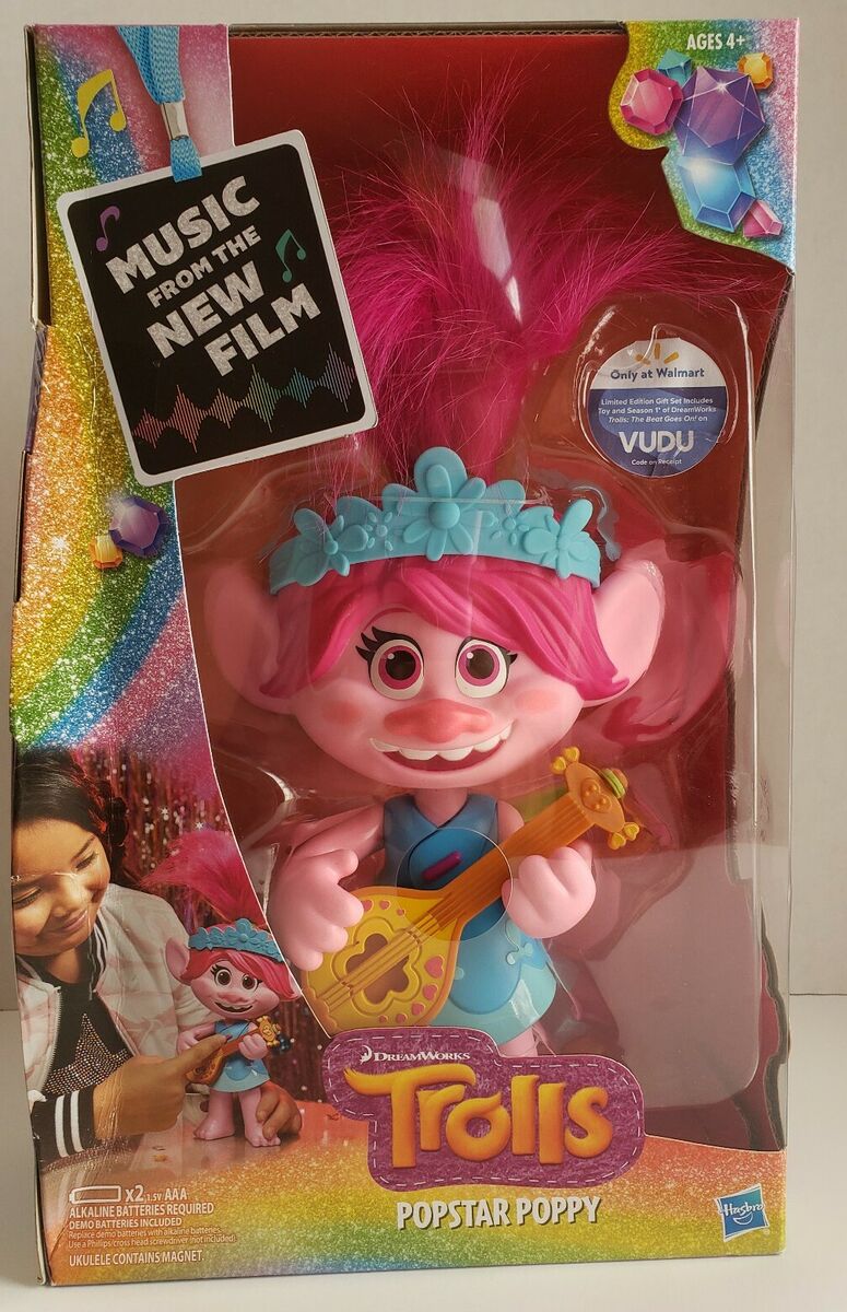 Princess Poppy With Ukulele Official Trolls World Tour Mini