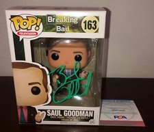 Bob Odenkirk Breaking Bad #163 Better Call Saul Goodman Signed Funko Pop PSA