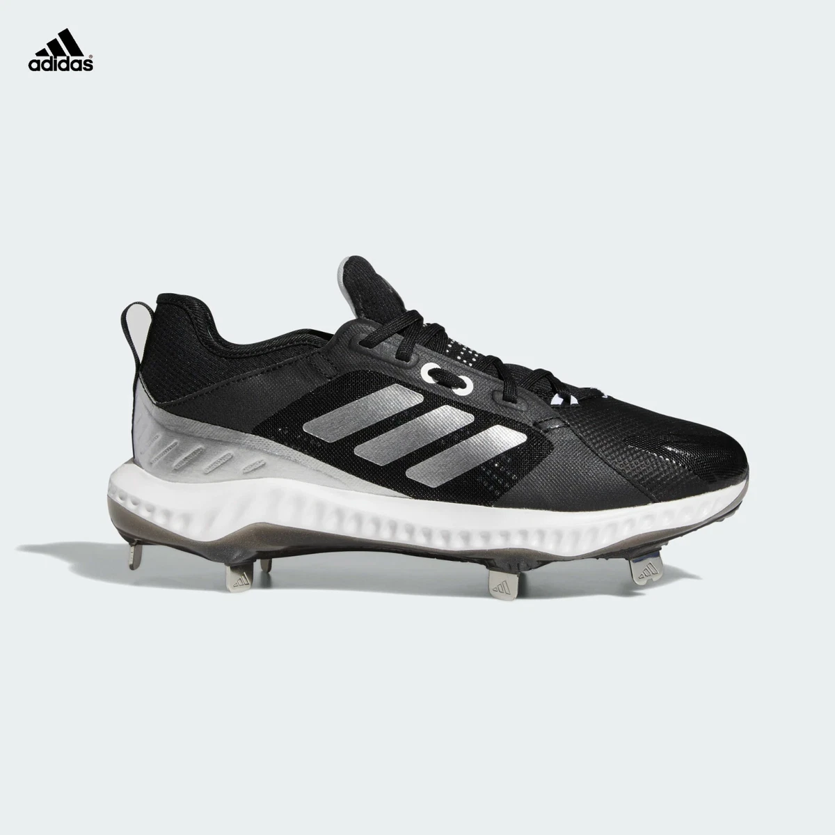 Black metal sales softball cleats