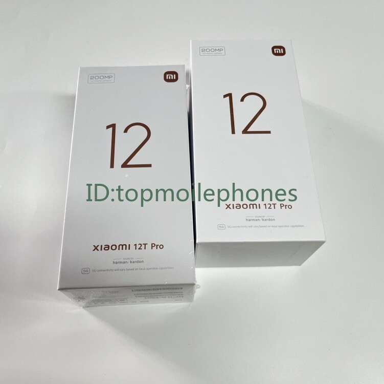 Xiaomi 12T PRO Smartphone 5G 6.67 Ram 8 Gb Memoria 256 Gb Android 12 Colore Black P97322