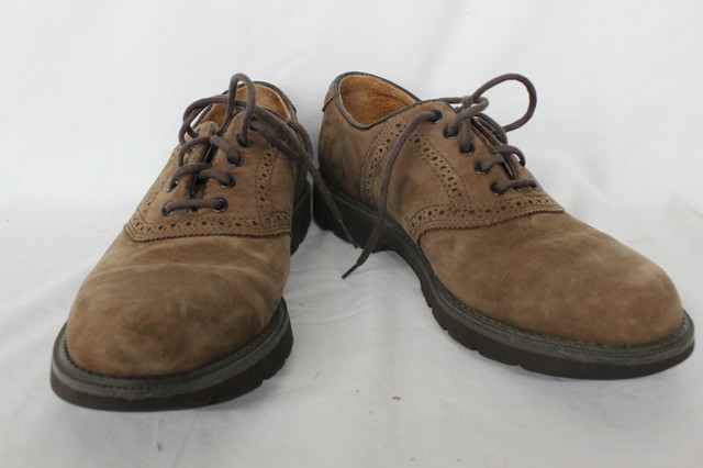 leather saddle oxfords