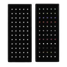 60 PCS Stainless Steel CZ Nose Studs Rings Bone Piercing Pin Body Jewelry 22G