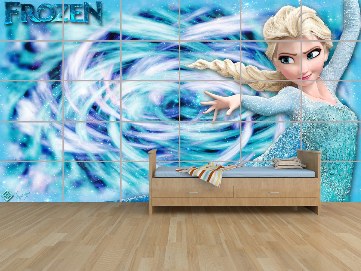 Poster Géant La Reine Des Neiges 2 (Frozen 2) - Décoration Murale Chambre Enfant