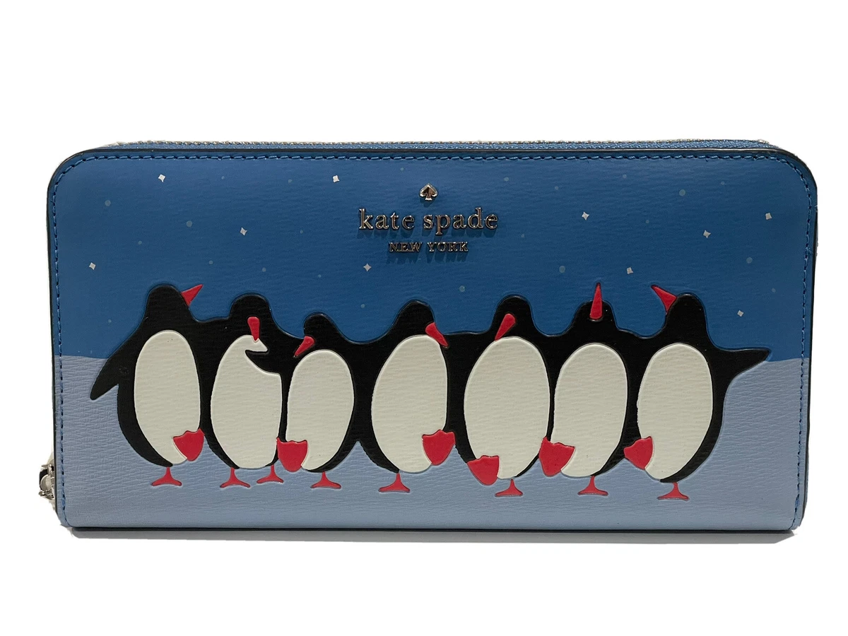 Penguin wallet kate spade clearance
