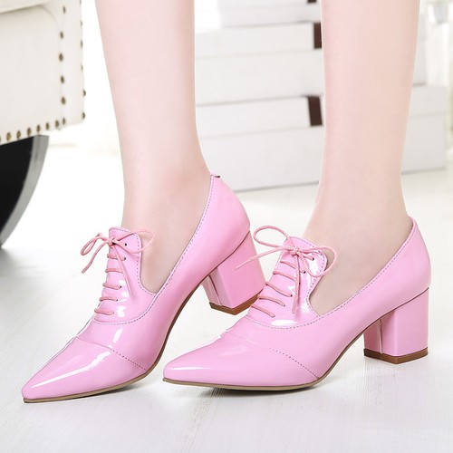 Mid Heels Low Top Casual Shoes 