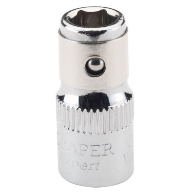Draper Expert 85125 1/4'' Sq Drive Hexagon Screwdriver Bit Holding Socket