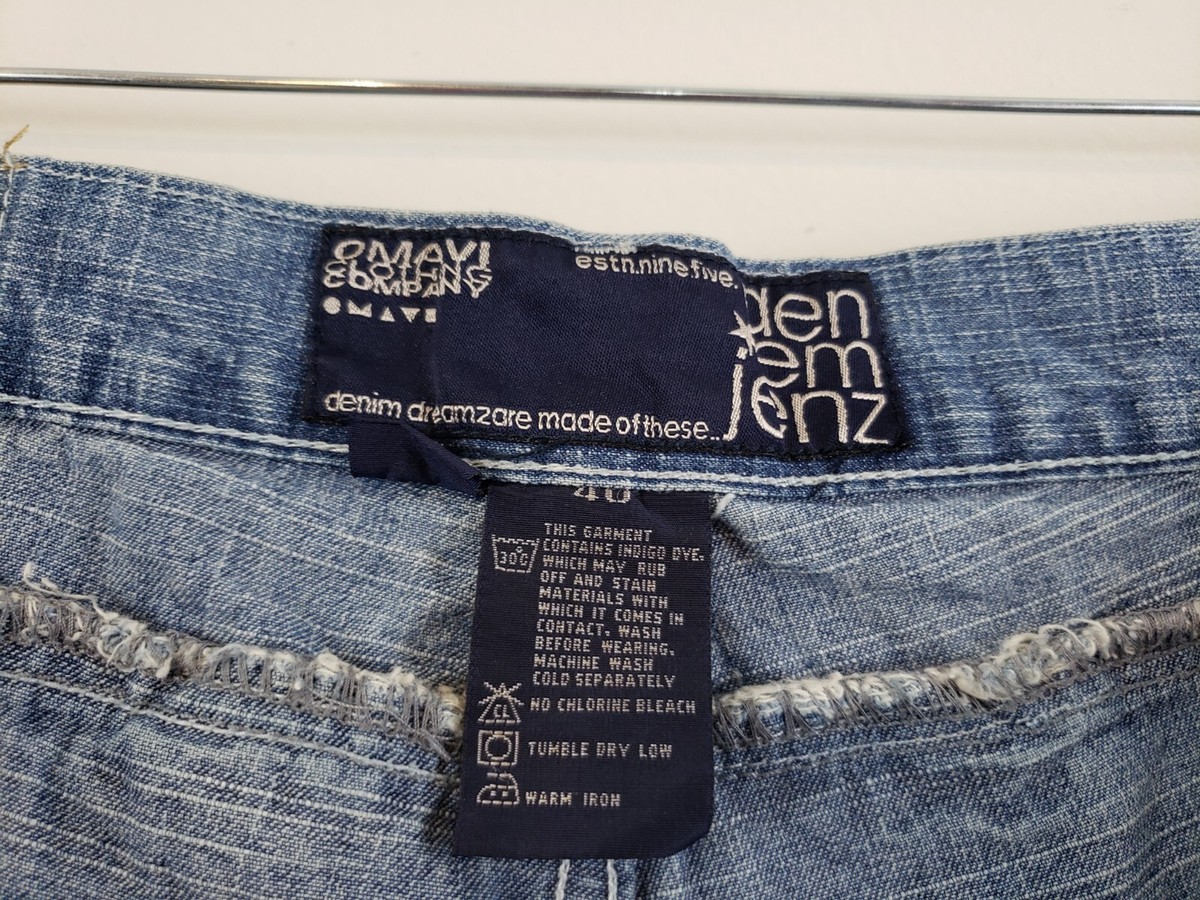 JL4) Y2K Omavi Den Em Jenz Jeans Mens Pants Size 40 Baggy JL4) Y2K Omavi Den Em Jenz Jeans Mens Pants Size 40 Baggy