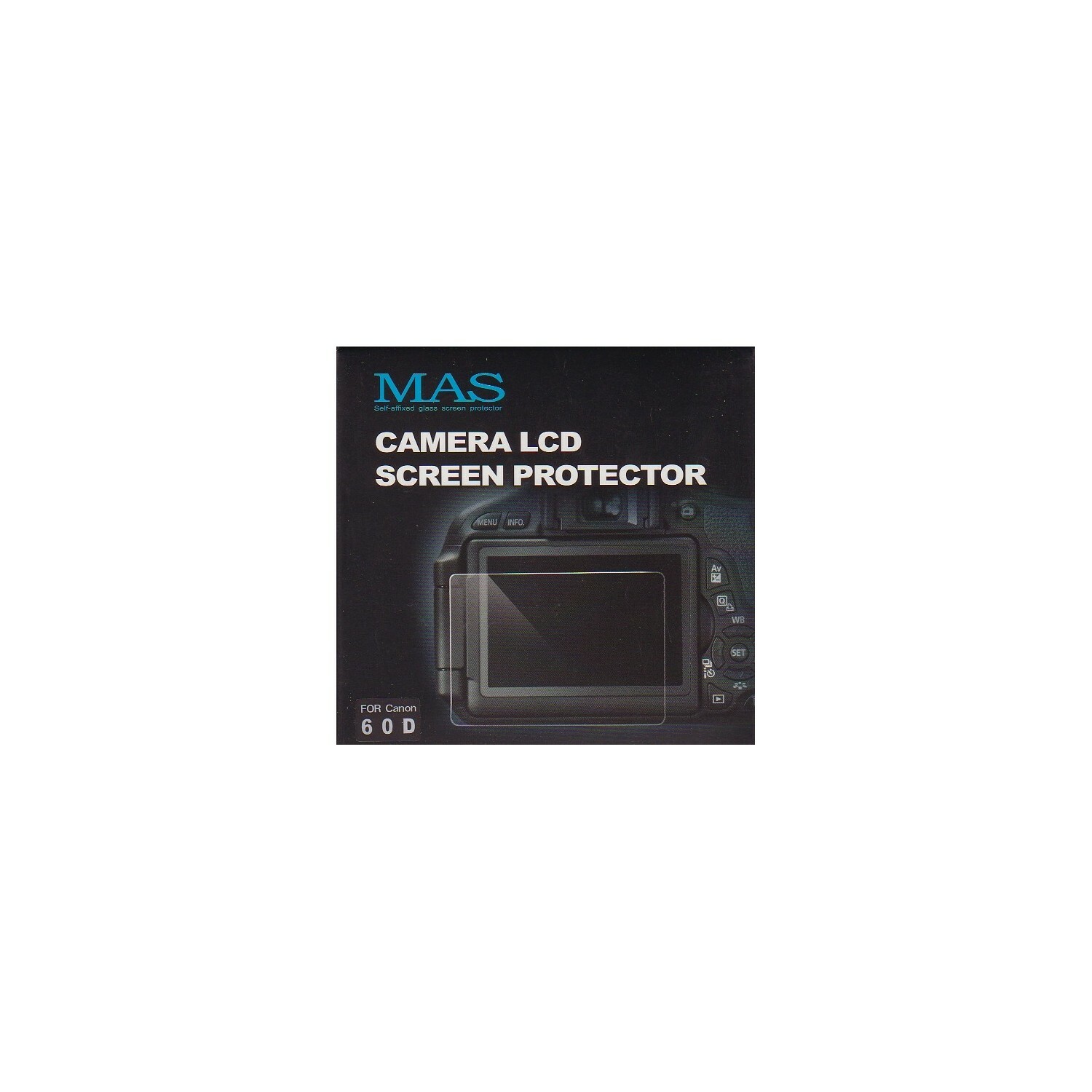 MAS LCD Screen Protector per Reflex CANON 60D