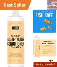 Professionally Formulated Aquarium Water Conditioner - 1-Step Fish Care Solution