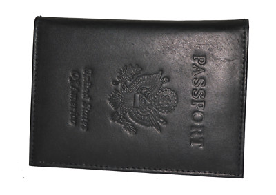 Portafoglio Passaporto In Vera Pelle Morbida – Artigianale Thailandia, Blu, Protezione RFID - 3