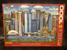 Toronto Islands Picnic Canada Jigsaw Puzzle 1000 pc Made in USA Jasper Thompson