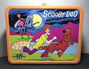 metal scooby doo lunch box with thermos