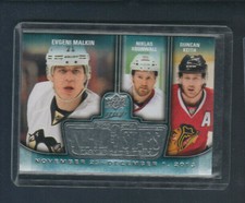 2014-15 Upper Deck MVP NHL 3 Stars Evgeni Malkin Niklas Kronwall Duncan Keith