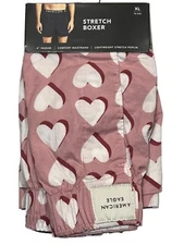 NWT AMERICAN EAGLE Stretch Boxer Sz L-XL Pink White Hearts #7