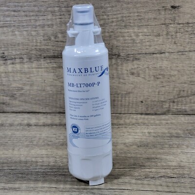Maxblue Water Filter MB-LT700P-P White Replacement Filter Refrigerator For LG