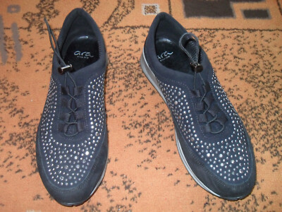 Damen Sneaker von Ara | Gr. 39 | schwarz/dunkelblau | sehr guter Zustand