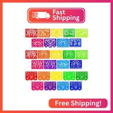 DOMESTAR 3 Packs 54 FT Mexican Party Banners, Fiesta Party Decoration