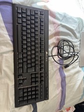 Corsair K68 RGB Mechanical Keyboard - Cherry MX Blue - UK Layout - Wiped/Cleaned