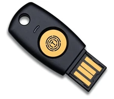 FIDO2 U2F Security Key Passkey Two-Factor Authentication (2FA) USB Key Pin+Touch