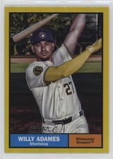 2024 Topps Archives 1961 Topps Yellow Foilboard Willy Adames #65 07rd