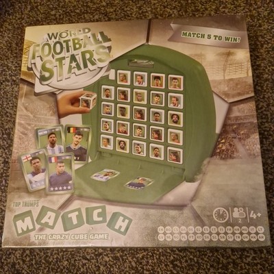 World Football Stars Green Top Trumps Match Crazy Cube Spiel 