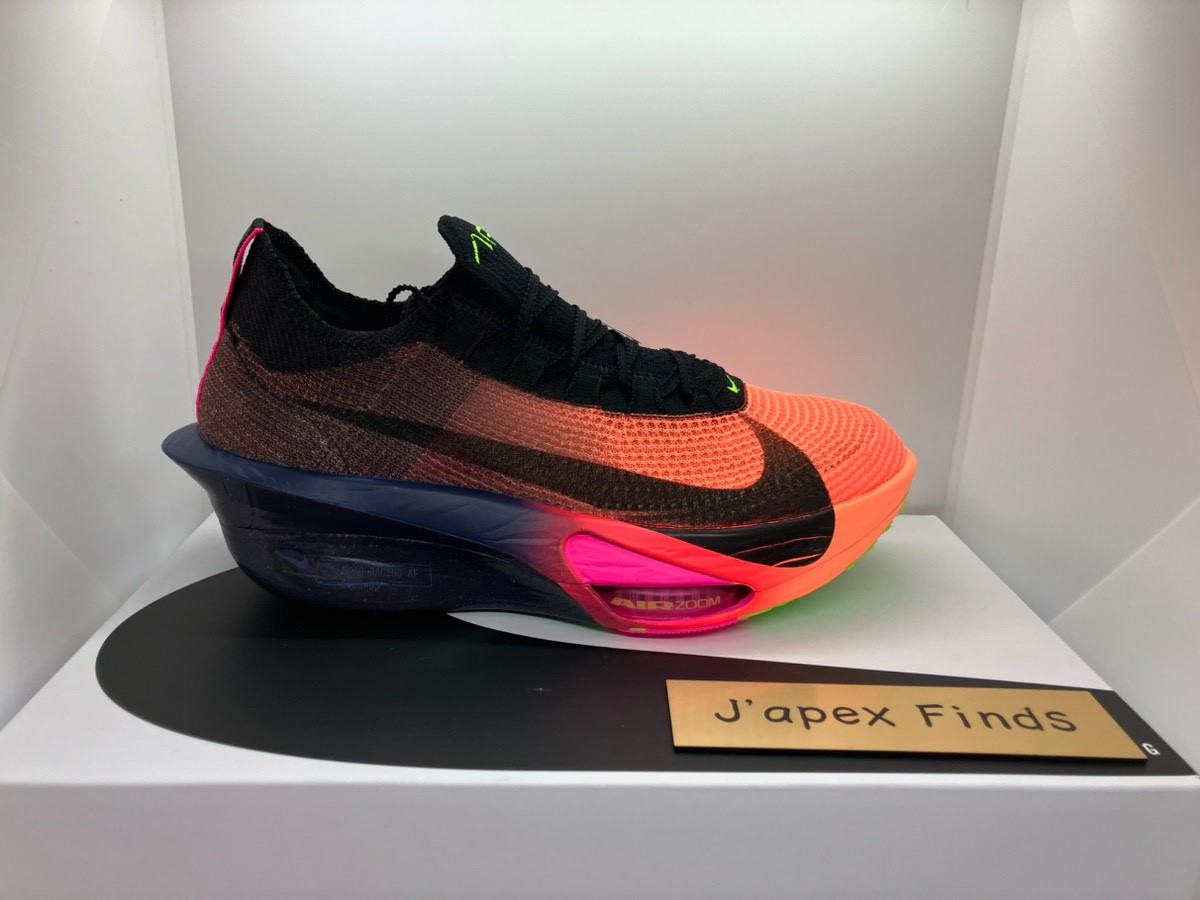 Nike Alphafly 3 IO9573-800 Orange Pulse Purple Dynasty Green Men's