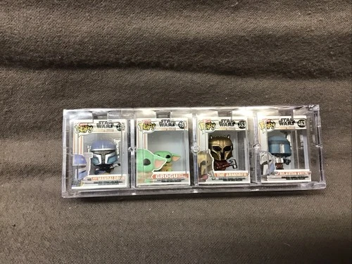 Funko Bitty Pop Lot Of 4 Star Wars Mandalorian