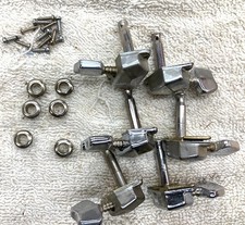 Vintage set (6)  Asian vintage inline   guitar tuners . screws and bushings incl
