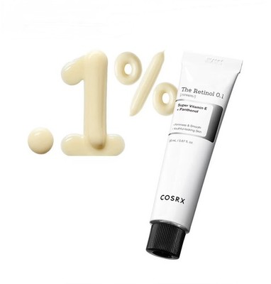 COSRX The Retinol 0.1 Cream Night Treatment Retinol Vitamin E 20mL 0.67 fl oz