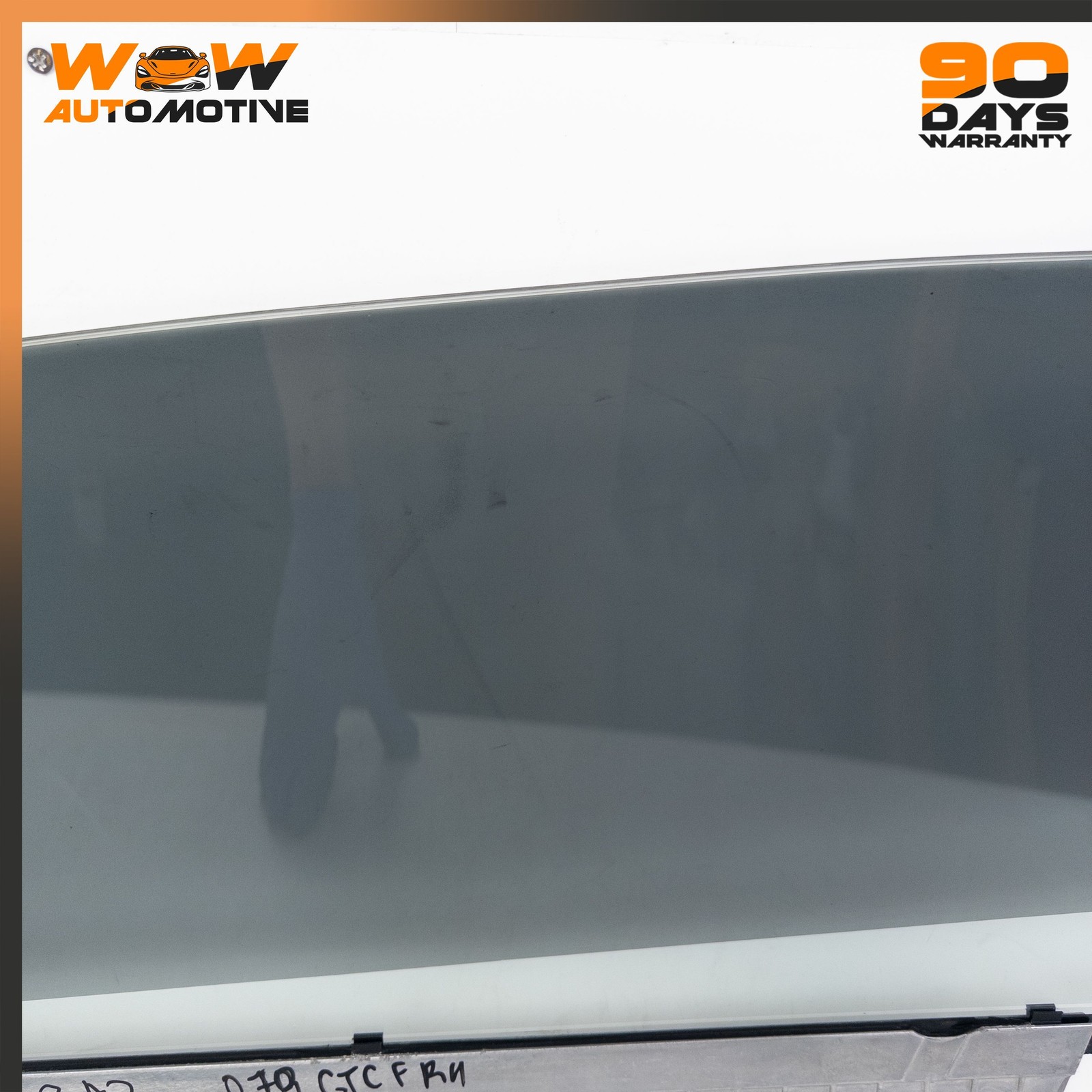 07-18 BENTLEY CONTINENTAL GTC FRONT RIGHT PASSENGER SIDE DOOR WINDOW GLASS OEM