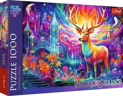 NEW Trefl Jigsaw Puzzle 1000 Pieces Premium Dreamscapes Mystical Deer
