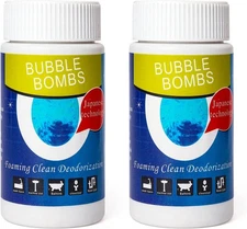 2 Pcs Powerful Magic Bubble Bombs Drain Cleaner - Fast Foaming Pipe Cleaner Powd