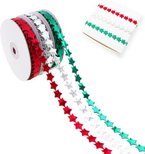 Star Ribbon Roll Fabric Lace Sewing String Trim Rope for Gift Wrapping Homecomin
