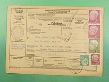 DR WHO 1955 GERMANY 3DM BULLETIN D EXPEDITION OETTINGEN TO BELGIUM LR35214