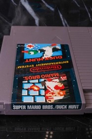 Super Mario Bros Duck Hunt (Nintendo NES, 1985) Authentic Cartridge Tested #2
