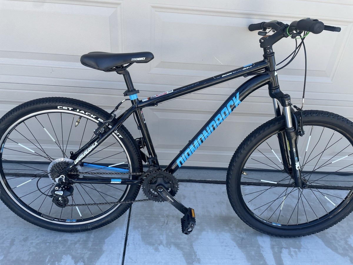 Diamondback Sorrento Mountain Bike 26in Black Blue White 21 Speed
