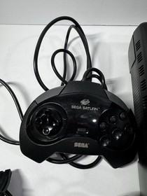 SEGA Saturn Model MK-80000A Console With Controller and Cables Tested Working