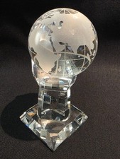 Kristall Weltkugel Troph&auml;e