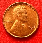 1952-S Lincoln Wheat Cent Penny GEM RED BU From an Original Bank Roll