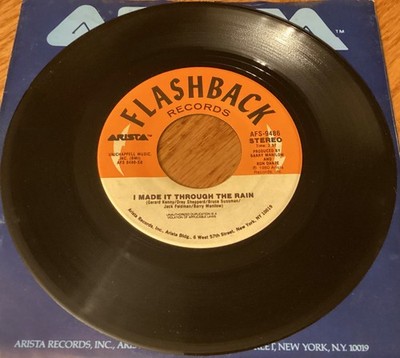 Barry Manilow  I Made It Through The Rain / Memory'' 7'' 45 rpm record, AFS-9486