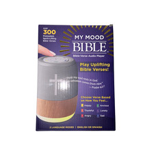 My MoodBible Portable Audio Bible Player One Touch 300+ Verses 6 Mood Settings