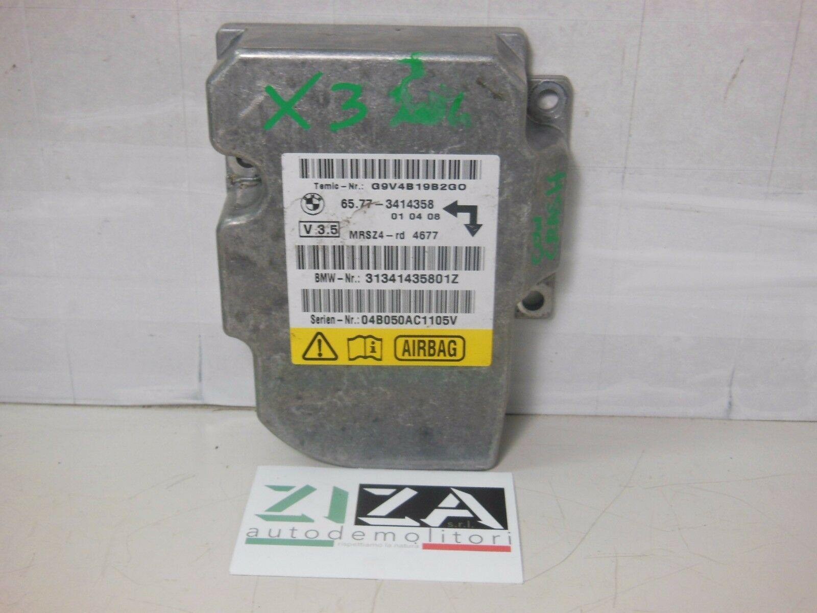 Centralina Dispositivi BMW X3 E83 2004 65.77-3414358 Con Crash