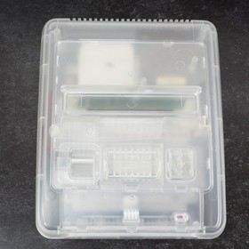 Nintendo Super Famicom Console SHVC-001 SFC SNES Translucent White Shell w/Cable
