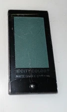 City Color Matte Eyeshadow – Empress Teal – Highly Pigmented, Smooth Blend