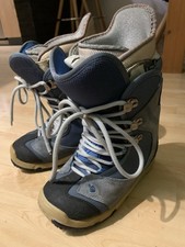 Vtg Burton Ruler 77 Blue Snowboard Boots Women's Size 7 US 38 EU