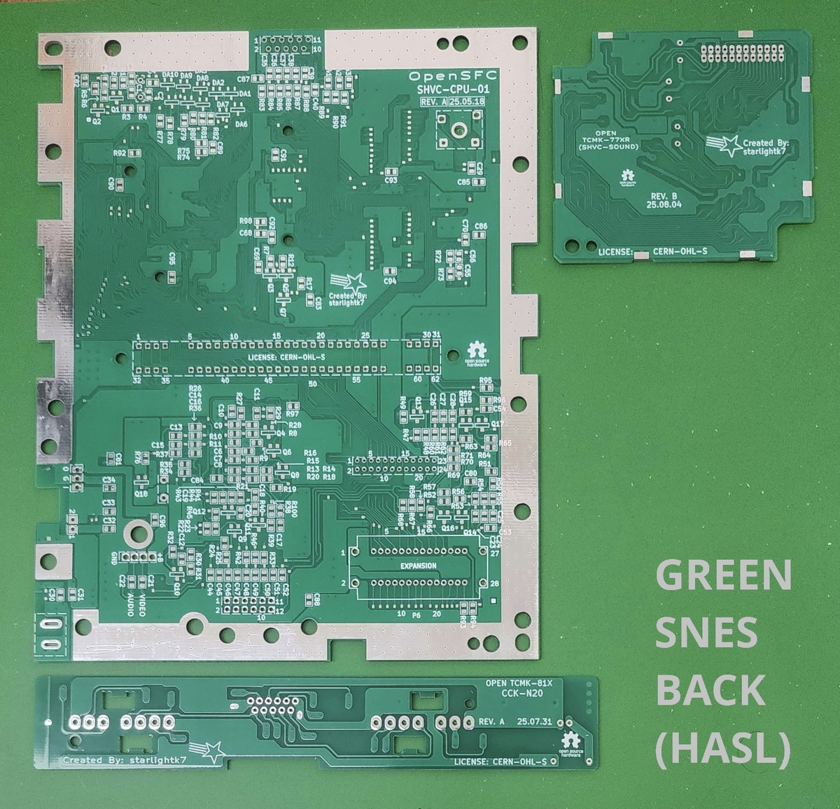 OpenSFC Super Famicom / SNES Replacement Motherboard Set (SHVC-CPU