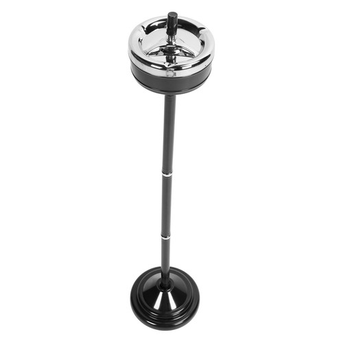 Black Floor Ashtray Self Cleaning Detachable Adjustable Height Standing  - Bild 2 von 24