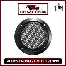Car Audio Speaker Grill Cover Mesh 3.5 Inch Woofer Horn Guard Black ABS Metal