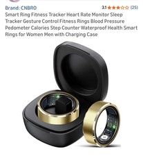 Smart Ring Fitness Tracker Heart Rate Monitor Sleep Tracker Gesture Control Fitn