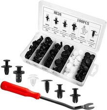 100pcs Set Bumper Fender Liner Push Type Retainer Clip Wbox For Toyota Fastener